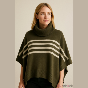 360 Sweater Sz S 100% Cashmere Relaxed Short Sleeve Sage Green Striped Sweater